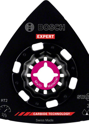 Bosch EXPERT AVZ 90 RT2 Schleifplatte Starlock 90 mm K20 10 Stk. ( 2608900046 ) Multimaterial Carbide - Nachfolger von 2608664352 - Toolbrothers