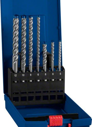 Bosch EXPERT SDS Plus-7X Hammerbohrer Set 5 - 12 mm 7 tlg. ( 2608900195 ) für Beton / Stein - Nachfolger von 2607017502 - Toolbrothers