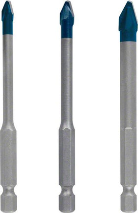Zestaw wierteł Bosch EXPERT HardCeramic HEX-9 5,0 - 8,0 x 90 mm 3 szt. ( 2608900595 ) Technologia węglikowa