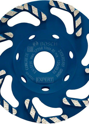 Bosch Expert Concrete Diamanttopfscheibe 125 x 22,23 mm ( 2608900651 ) für Betonschleifer Diamond Technology - Toolbrothers