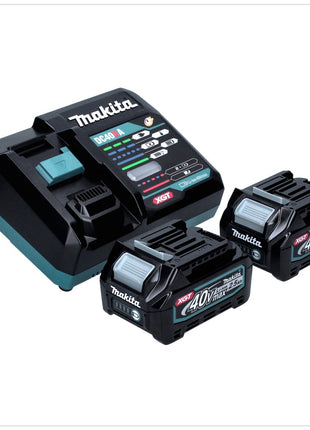 Makita RS 001 GD2 Cordless Circular Saw 185mm 40V max. Brushless + 2x Batteries 2.5Ah + Charger