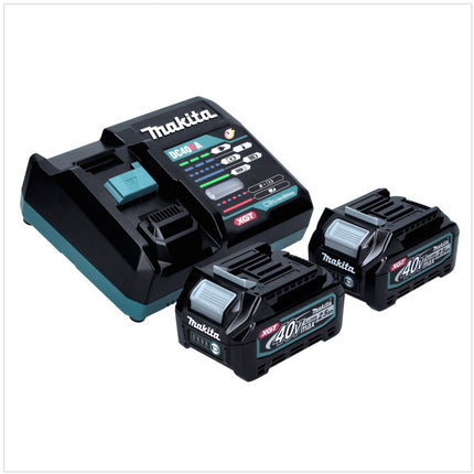 Makita RS 001 GD2 Scie circulaire sans fil 185mm 40V max. Brushless + 2x Batteries 2,5Ah + Chargeur