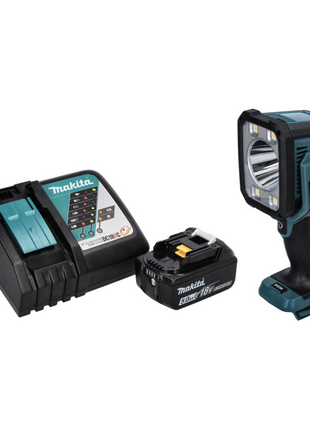 Makita DML 812 RT1 Cordless LED hand-held torch 18 V 1250 lm + 1x rechargeable battery 5.0 Ah + charger