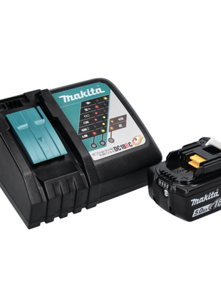 Makita DML 812 RT1 Cordless LED hand-held torch 18 V 1250 lm + 1x rechargeable battery 5.0 Ah + charger