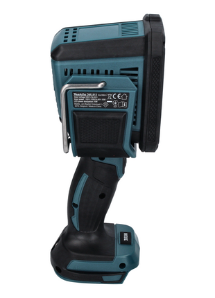 Makita DML 812 RG Torcia portatile LED a batteria 18 V 1250 lm + 2x batteria ricaricabile 6,0 Ah + caricatore