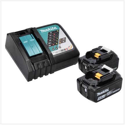 Makita DHP451RT Hammer Drill Driver 80Nm 18V + 2x Batteries 5.0 Ah + Charger