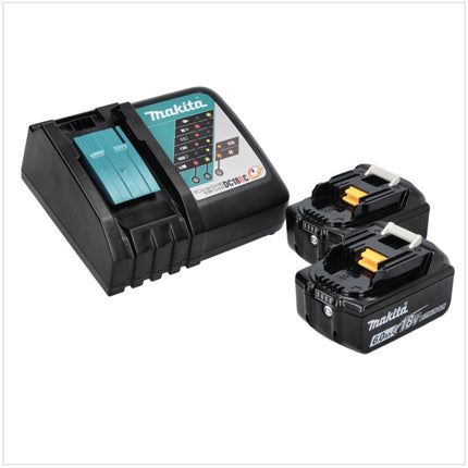 Makita DHP 451 RG Cordless Hammer Driver Drill 80 Nm 18V + 2x Batteries 6.0 Ah + Charger