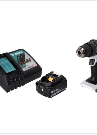 Makita DHP 482 RM1 W Akku Schlagbohrschrauber 18 V 62 Nm + 1x Akku 4,0 Ah + Ladegerät - Toolbrothers