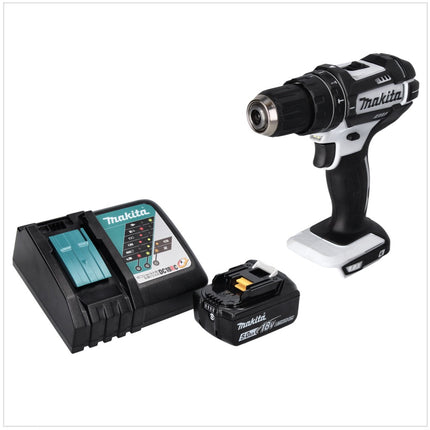 Makita DHP 482 RT1 W Akku Schlagbohrschrauber 18 V 62 Nm + 1x Akku 5,0 Ah + Ladegerät - Toolbrothers