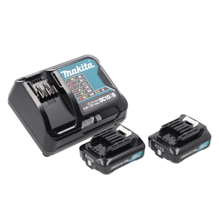 Taladro atornillador inalámbrico Makita DF 333 DSAE 12 V máx. 30 Nm + 2 baterías 2,0 Ah + cargador + maletín