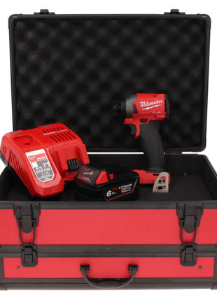 Milwaukee M18 FID2-601FC TX Akku Schlagschrauber 18 V 1/4" 226 Nm + 1x Akku 6,0 Ah + Ladegerät + TX Koffer