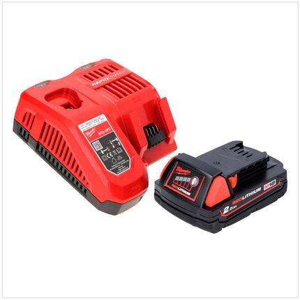Milwaukee M18 FID2-201FC TX Cordless Impact Wrench 1/4" 226 Nm 18V + 1x Battery 2.0Ah + Charger + TX Case