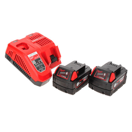 Taladro percutor inalámbrico Milwaukee M18 FPD2-602FC TX 18 V 135 Nm sin escobillas + 2x baterías 6,0 Ah + cargador + maletín TX