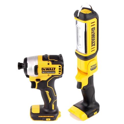 Llave de impacto a batería DeWalt DCF 809 P2 TX 18 V sin escobillas + lámpara a batería DCL 050 18 V + 2x batería 5,0 Ah + cargador + metro plegable + estuche TX