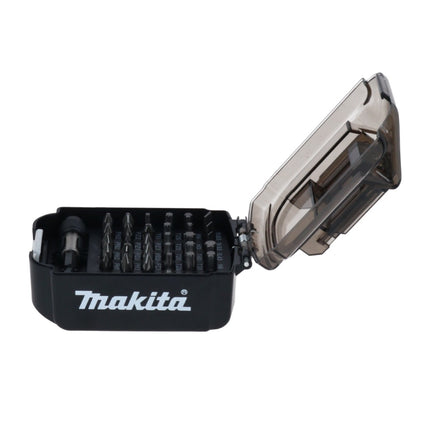 Makita Jeu d'embouts sans fil - 31 pièces au format de batterie (E-00016) slot / Phillips / Pozidriv / Torx / Allen