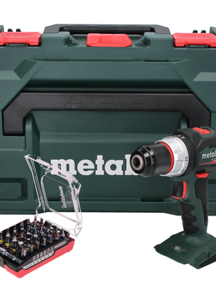 Metabo SB 18 LT BL akumulatorowa wiertarko-wkrętarka udarowa 18 V 75 Nm bezszczotkowa + 32 szt. zestaw bitów + metaBOX - bez akumulatora, bez ładowarki