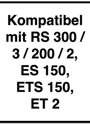Festool Turbofilter TF II-RS/ES/ET/5 10 Stück ( 2x 487779 ) für RS 300 / RS 3 / RS 200 / RS 2 / ES 150 / ETS 150 / ET 2 - Toolbrothers