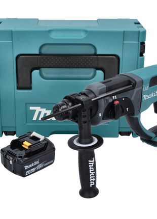 Makita DHR 202 M1J Cordless combi hammer 18 V 2.0 J SDS Plus + 1x rechargeable battery 4.0 Ah + Makpac - without charger
