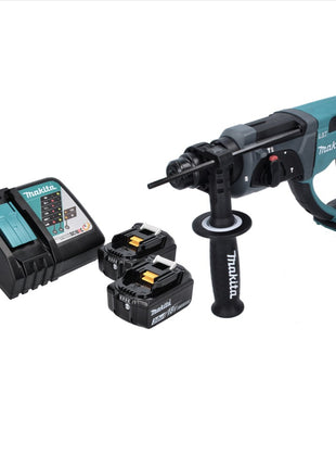 Makita DHR 202 RF Perforateur sans fil 18 V 2,0 J SDS Plus + 2x Batteries 3,0 Ah + Chargeur