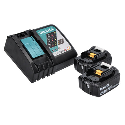 Makita DHR 202 RF cordless combi hammer 18 V 2.0 J SDS Plus + 2x rechargeable battery 3.0 Ah + charger