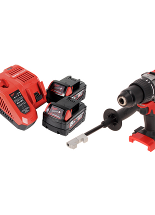 Milwaukee M18 BLPD2-502 FC Combi Drill 82 Nm 18V Brushless + 2x Batteries 5.0 Ah + Charger