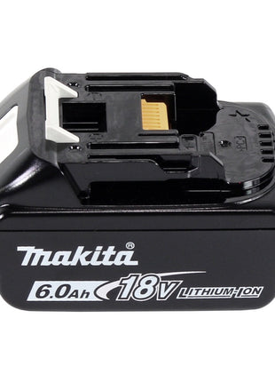 Makita DGA 452 G1J Akumulatorowa szlifierka kątowa 18 V 115 mm + 1x akumulator 6,0 Ah + Makpac - bez ładowarki