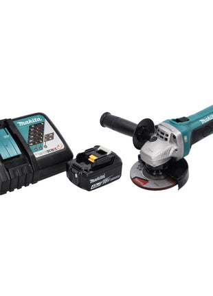 Amoladora angular a batería Makita DGA 452 RM1 18 V 115 mm + 1x batería 4,0 Ah + cargador