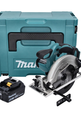 Makita DSS 611 G1J Akumulatorowa pilarka tarczowa 18 V 165 mm + 1x akumulator 6,0 Ah + Makpac - bez ładowarki