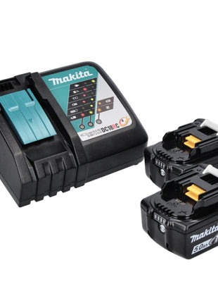 Makita DSS 611 RT cordless circular saw 18 V 165 mm + 2x battery 5.0 Ah + charger