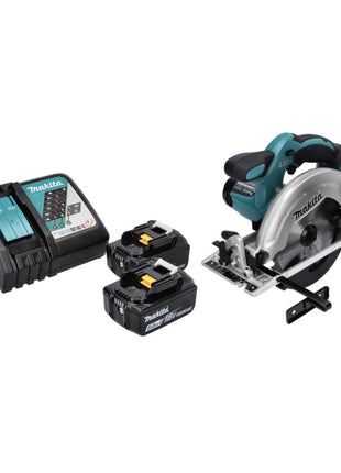 Makita DSS 611 RT cordless circular saw 18 V 165 mm + 2x battery 5.0 Ah + charger