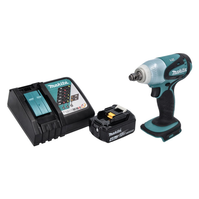 Makita DTW 251 RM1 cordless impact wrench 18 V 230 Nm 1/2" + 1x rechargeable battery 4.0 Ah + charger