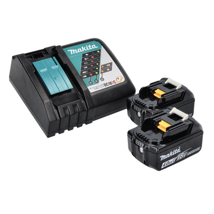 Makita DTW 251 RM cordless impact wrench 18 V 230 Nm 1/2" + 2x rechargeable battery 4.0 Ah + charger