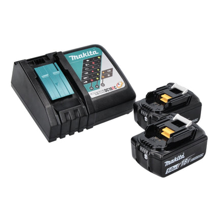 Makita DTW 251 RT cordless impact wrench 18 V 230 Nm 1/2" + 2x rechargeable battery 5.0 Ah + charger
