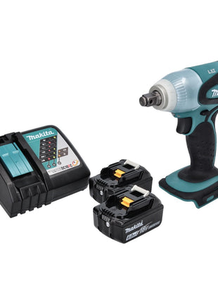 Makita DTW 251 RG cordless impact wrench 18 V 230 Nm 1/2" + 2x rechargeable battery 6.0 Ah + charger
