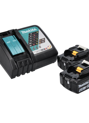 Makita DTW 251 RG cordless impact wrench 18 V 230 Nm 1/2" + 2x rechargeable battery 6.0 Ah + charger
