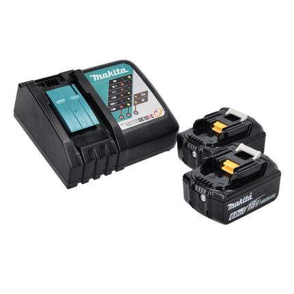 Makita DTW 251 RG cordless impact wrench 18 V 230 Nm 1/2" + 2x rechargeable battery 6.0 Ah + charger