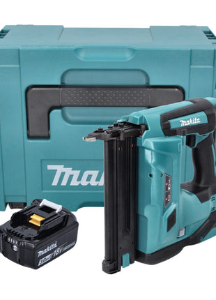 Makita DBN 500 F1J Cloueuse sans fil, 15-50 mm, 18 V + 1x Batterie 3,0 Ah + Makpac - sans chargeur