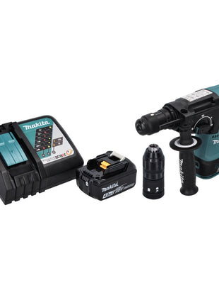 Makita DHR 243 RM1 cordless hammer drill 18 V SDS plus Brushless + 1x rechargeable battery 4.0 Ah + charger