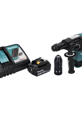 Makita DHR 243 RT1 cordless hammer drill 18 V SDS plus Brushless + 1x rechargeable battery 5.0 Ah + charger