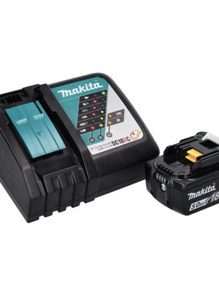 Makita DHR 243 RT1 cordless hammer drill 18 V SDS plus Brushless + 1x rechargeable battery 5.0 Ah + charger