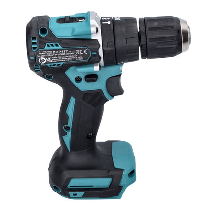 Makita DHP 487 RA1 akumulatorowa wiertarko-wkrętarka udarowa 18 V 40 Nm bezszczotkowa + 1x akumulator 2,0 Ah + ładowarka