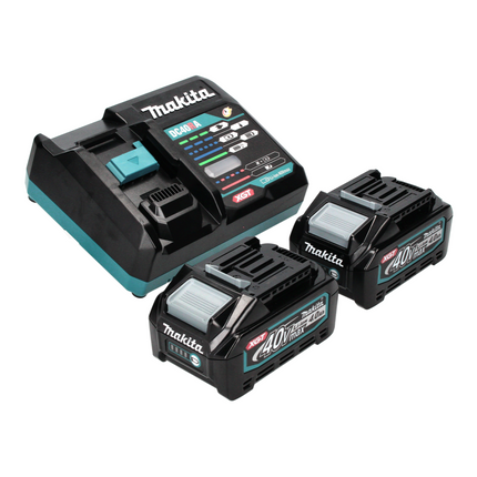 Makita UB 001 GM201 Soplador sin cable Soplador de hojas 40 V máx. sin escobillas + 2x batería 4,0 Ah + cargador