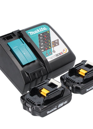 Makita DHP 487 RA trapano a percussione a batteria 18 V 40 Nm brushless + 2x batteria ricaricabile 2,0 Ah + caricabatterie