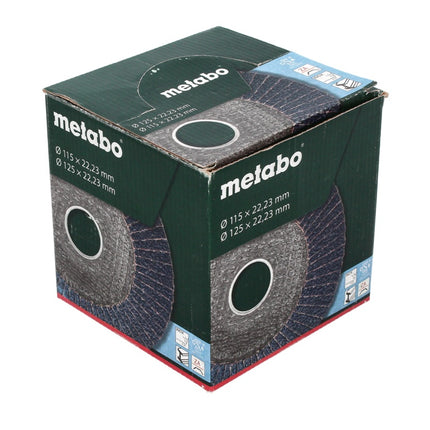 Disco de lijado de láminas Metabo, disco dentado P120 125 mm 22,23 mm (10 x 623154000) para amoladoras angulares