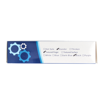 Nitrile disposable gloves Black 100 pieces size S / Small - non-sterile