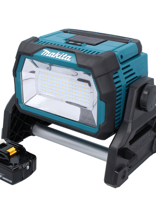 Makita DML 809 T1 Projecteur de chantier LED sans fil 18 V 10000 lm + 1x batterie 5,0 Ah - sans chargeur