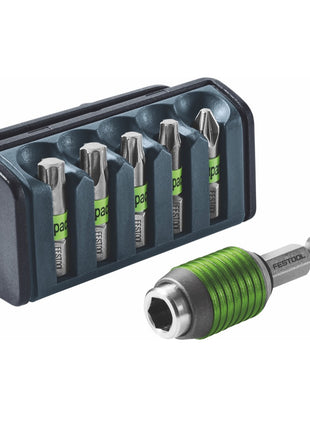 Festool TID 18-Basic Visseuse à choc sans fil 180Nm 1/4" 18V + Coffret Systainer + Set d'embouts 6 pcs. - sans batterie, sans chargeur  (576481)
