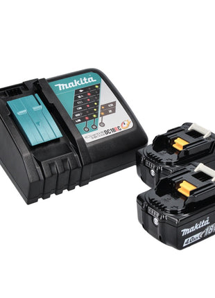 Makita DDF 486 RM Perceuse-visseuse sans fil 18 V 130 Nm Brushless + 2x batterie 4,0 Ah + chargeur