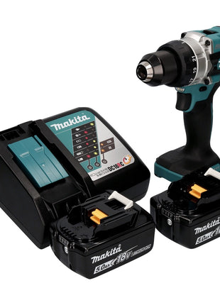Trapano avvitatore a batteria Makita DDF 486 RT 18 V 130 Nm brushless + 2x batteria ricaricabile 5,0 Ah + caricatore
