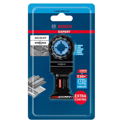 Hoja de sierra de inmersión Bosch EXPERT AIZ 32 AIT Starlock 32 x 40 mm 10 piezas (2608900016) para metal duro MetalMax - sucesor de 2608664473